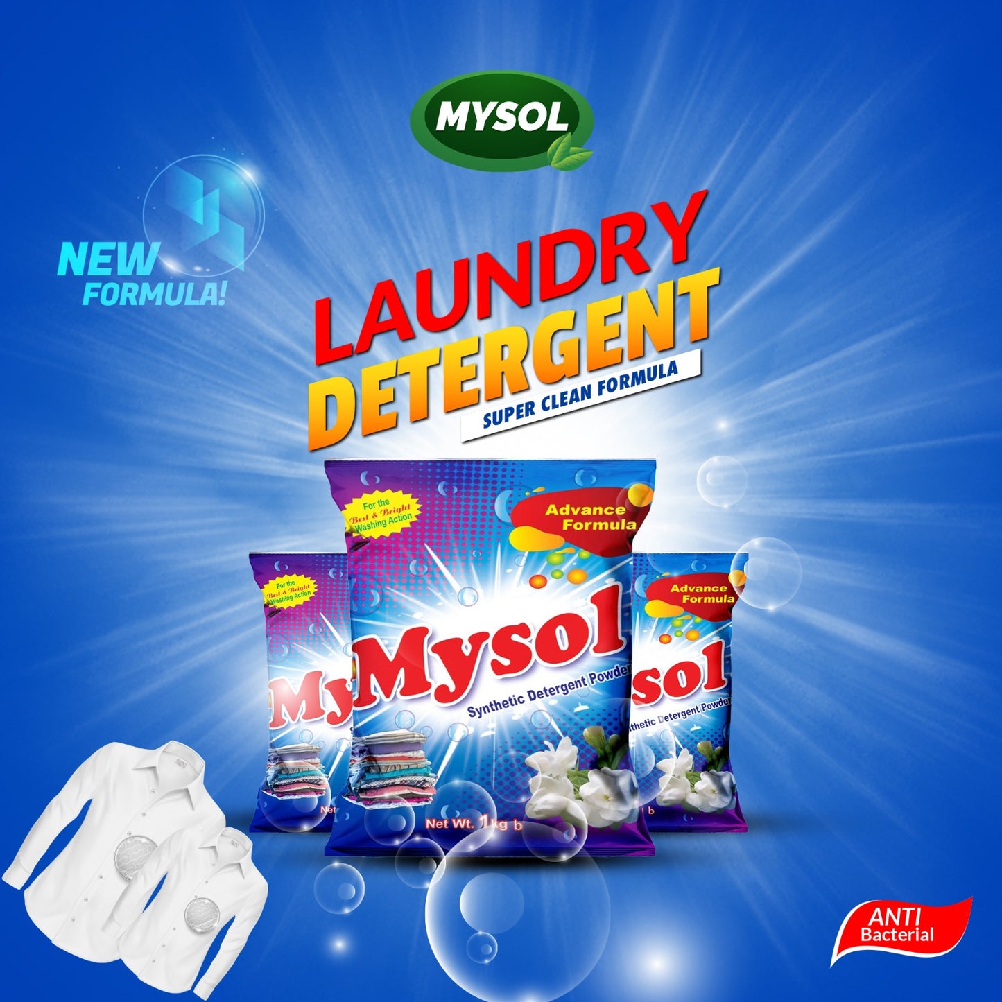 Mysol Synthetic Detergent Powder 1 kg